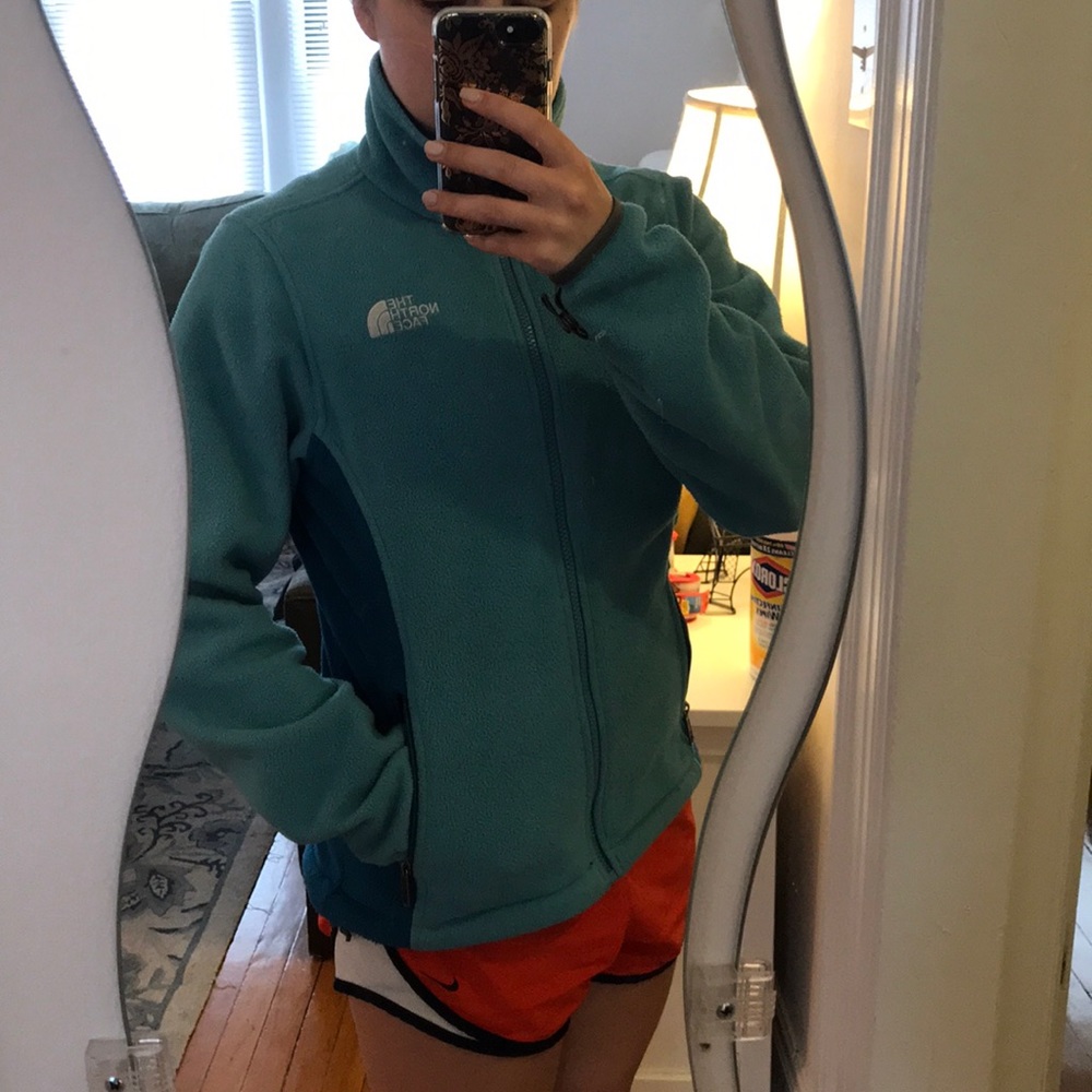 Two Tone Blue North Face Fleece